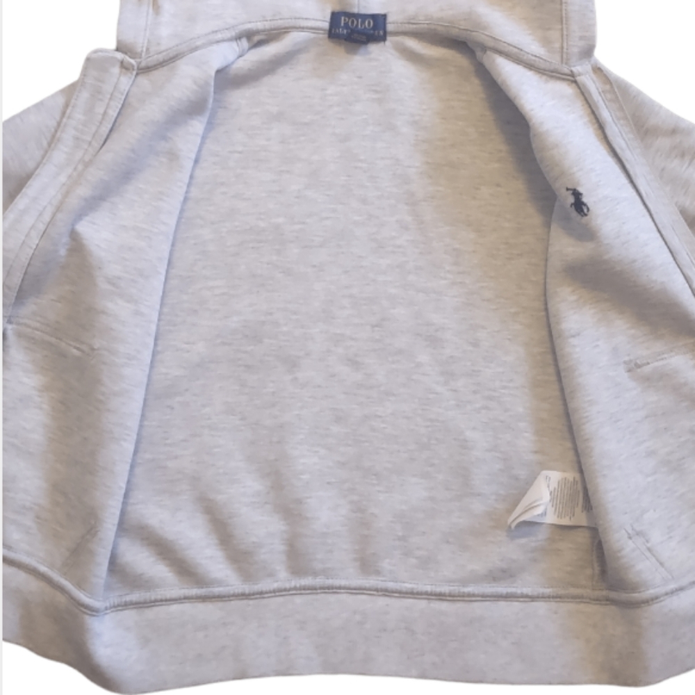 Ralph Lauren Polo Authentic hoodie zip front .sz S 5 kids blue label - Picture 3 of 8